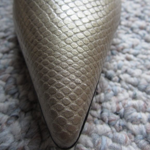 Cole Haan Fiona Sand Embossed Snake Low Air Heels - Picture 6 of 13